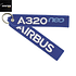A320neo Embroided Keyring